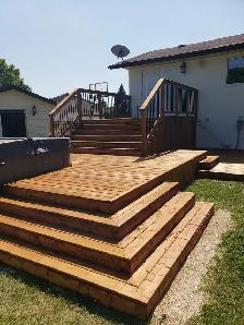 Deck and fence construction - Photo 7