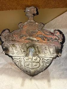 vintage 1946/ 1947 Crosley car Mint hood emblem badge - Photo 2