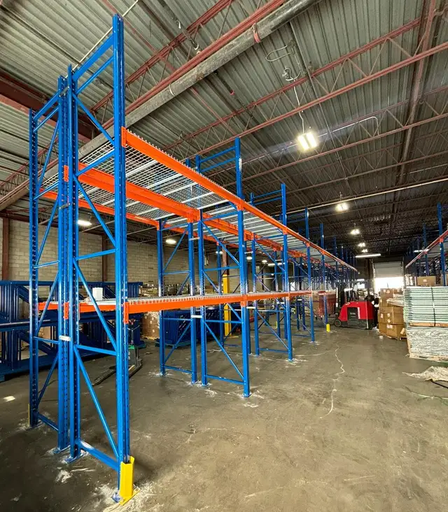 12' x 42' ,16' x 42' redirack end frames Uprights pallet racking