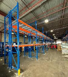 12' x 42' ,16' x 42' redirack end frames Uprights pallet racking