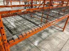 Used wire mesh deck for warehouse rack - $30 each!