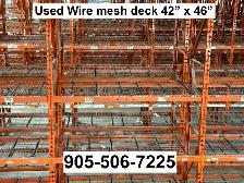 USED WIRE MESH DECK 42' x 46' FOR WAREHOUSE RACK - Photo 2