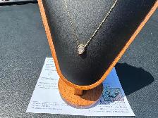 #890 - 1.15 Carat Oval Diamond Pendant / Chain Set 16-18" - Photo 6