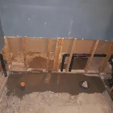 DRAIN REPAIR ROUGH IN WASHROOM SUMP PUMP ISSUE WATERPROOFING WET - Photo 3