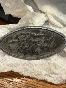 antique Ford Car  radiator badge emblem