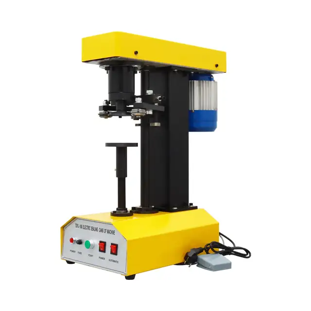 110V Semi Auto 85mm Tin Can 1.75-7.8' Sealing Machine 020154