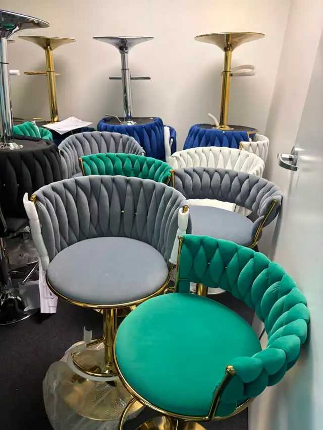 Brand New MMW Velvet Dining Chair OR Barstool $99