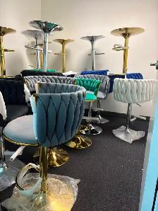 Brand New MMW Velvet Dining Chair OR Barstool $99 - Photo 2
