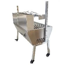 35inch Stainless Steel BBQ Pig Lamb Goat Spit Roaster 251119 - Photo 7