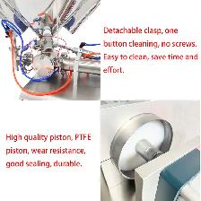 30-300ml Paste Filling Heating Machine Piston Filler 110V 160438 - Photo 7