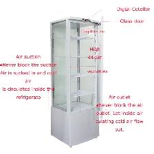 Vertical 5 Layers Cake Refrigerated Glass Display Cabinet 210118 - Photo 5