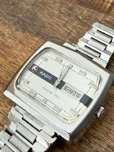 Vintage Rado NCC 101 TV Dial Stainless Steel Automatic Watch - Photo 2