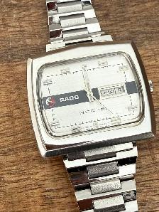 Vintage Rado NCC 101 TV Dial Stainless Steel Automatic Watch - Photo 3