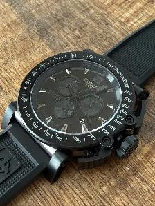 Zodiac ZMX-02 All Black Chrono Watch - 48mm - Photo 2