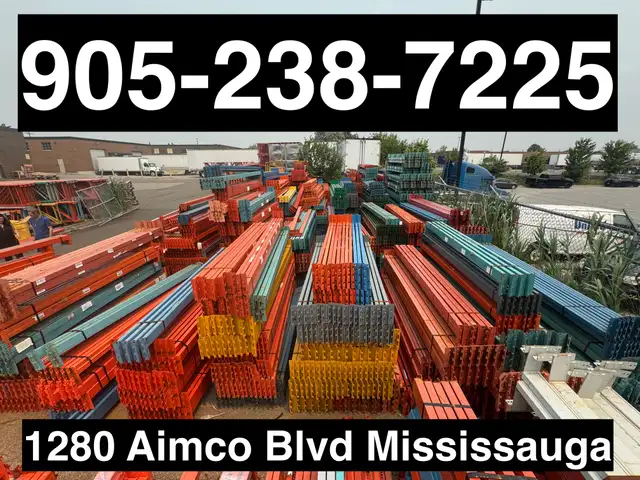 HUGE SALE $10 PALLET RACKING BEAMS - ODD SIZES ONLY