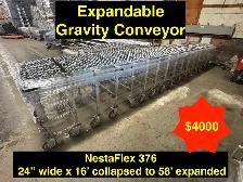 Used Expandable Gravity Conveyors - Skate Wheel style. - Photo 4