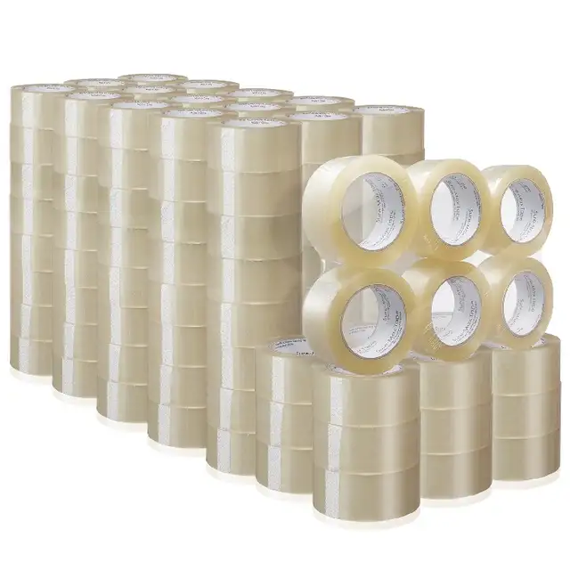 CLEAR PACKING TAPE 2' x 100 M , 36 ROLLS/BOX