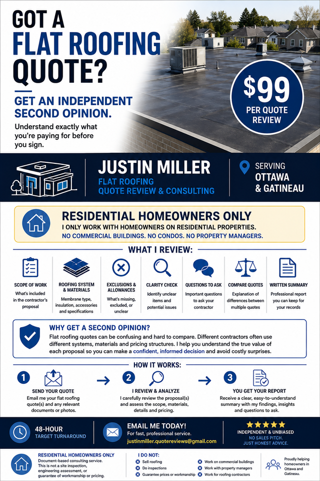 Got a Roofing Quote? Get an Independent Second Opinion