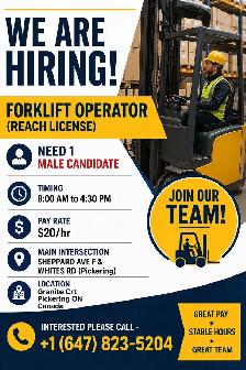 forklift driver