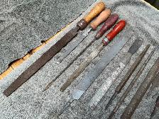 Assorted Vintage Metal Files Some with Handles ! - Photo 2