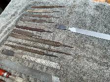 Assorted Vintage Metal Files Some with Handles ! - Photo 6