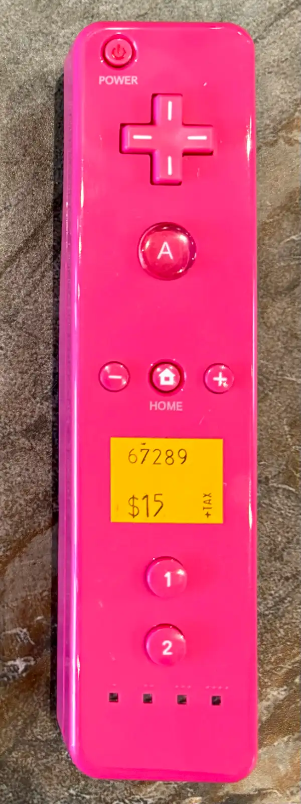 Original Pink Nintendo Wii Remote ( Wiimote ) - No Wrist Strap