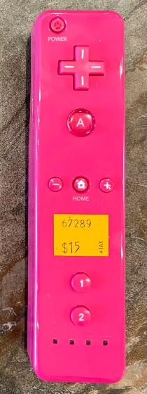 Original Pink Nintendo Wii Remote ( Wiimote ) - No Wrist Strap