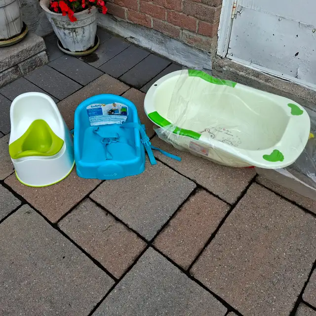 Baby potty, booster seat, tub