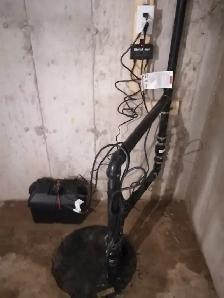 DRAIN SNAKE ROUGH IN WASHROOM SUMP PUMP ISSUE WATERPROOFING WET - Photo 5