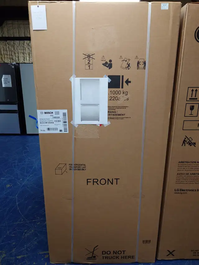 Bosch '31' Stainless Steel Bottom Freezer Top Fridge on Sale‼️