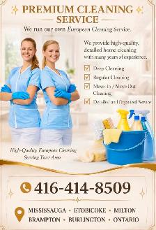 Premium European Cleaning  Service