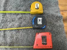 3 Tape Measures - Stanley, Mastercraft & Lufkin ! - Photo 2