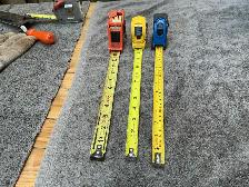 3 Tape Measures - Stanley, Mastercraft & Lufkin ! - Photo 4