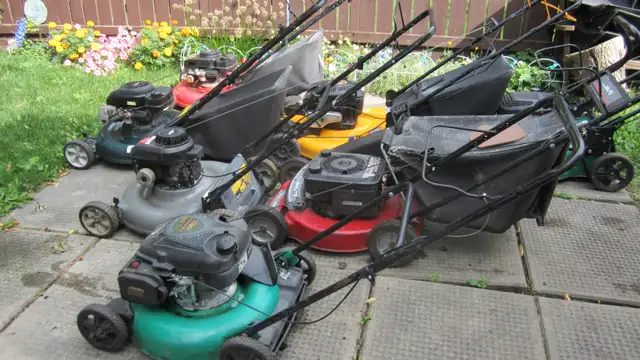 Serviced lawnmowers, trade ins available
