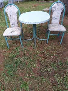 cabinet,table and chairs an a wing back chair - Photo 3