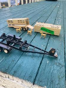 2 Rare Tonka Horse trailers