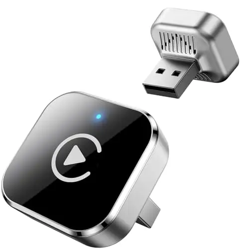 Wireless CarPlay Adapter USB/USB-C Plug & Play Auto Reconnect