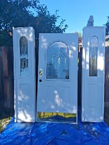 Exterior Door With Sidelights