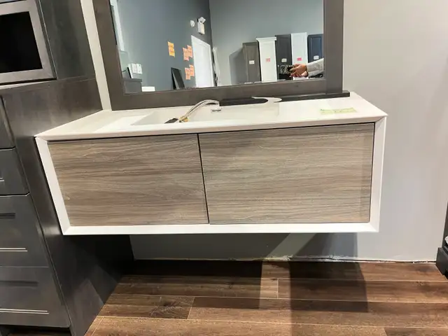 Modern Vanities Wall Mounted on Clearance - CozyHome Mississ