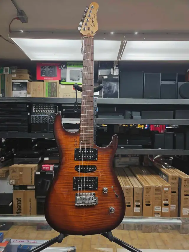 Guitare électrique Godin   case