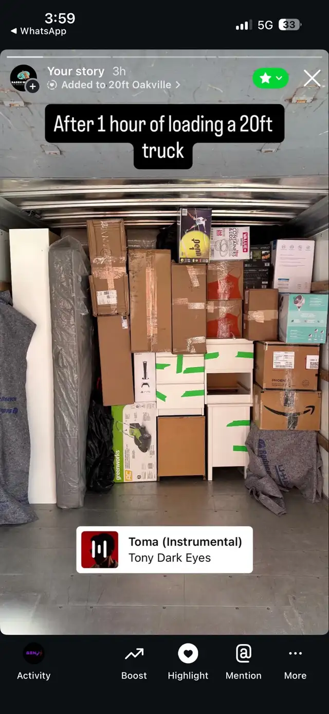 Mover needed