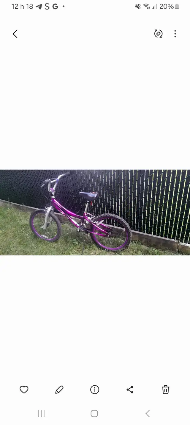 Vélo pour enfant