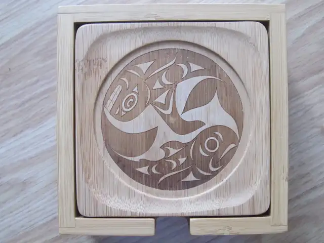 BC NATIVE ART COASTERS