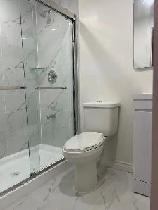 Private Bright Basement Room Brand New bathroom kitchen NO share