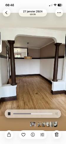5 1/2 Grand Logement, Semi-Meublé - Photo 2