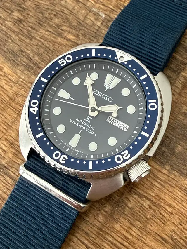 Seiko Prospex Blue Turtle Automatic Diver's 200M Watch - 45mm