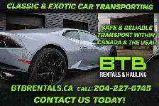 CLASSIC CAR TRANSPORT VEHICLE HAULING SHIPPING CANADA/USA!