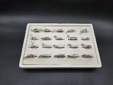 14k Solid Gold Wedding Bands / Rings with Natural Diamonds