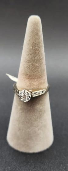 14k Solid Gold Wedding Bands / Rings with Natural Diamonds - Photo 3
