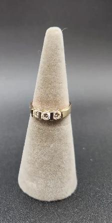 14k Solid Gold Wedding Bands / Rings with Natural Diamonds - Photo 4